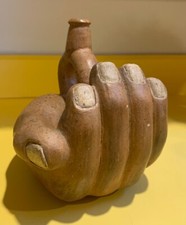 Late 20th Century musuem repro Mayan hand stirup