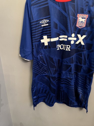 Rare Original Ipswich Town 2022/2023 Home Football Shirt Mens XL Ed Sheeran - Picture 5 of 9