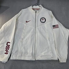 Nike United States Paralympic Team 2020 Tokyo Windbreaker Jacket Mens XL White