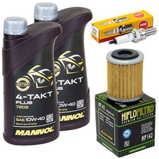 Revisione per Yamaha WR 400 F WR 426 F 1998-2002 Kit Olio 2L Filtro Olio Candela