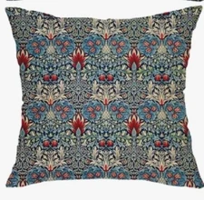 William Morris Abstract Floral Design Throw Pillow Cover Home Decor  18x18”