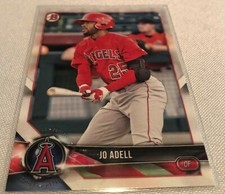 2018 Bowman Baseball Prospects Jo Adell Los Angeles Angels base card #BP-136