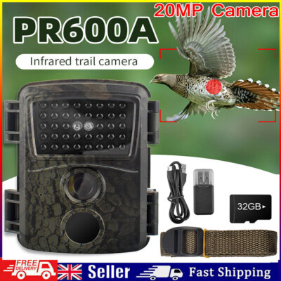 20MP HD 1080P Hunting Trail Camera Nature Wildlife Scouting