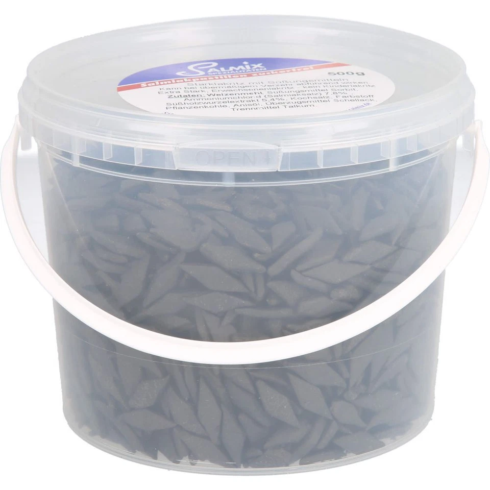 PHARMA PETER GMBH SALMIX Salmiakpastillen zuckerfrei 500 g PZN02686467