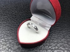 925 Sterling Silver Mother of Pearl Inserts Ring Size 5.5