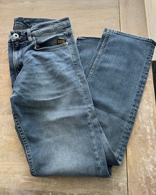 G-STAR Raw - Mens Mosa Straight Jeans, Antique Faded Lago Blue 31x32 NWT