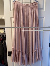 Blush Pink Mirror Work Lehenga 3Pc Choli Skirt Dupatta Indian