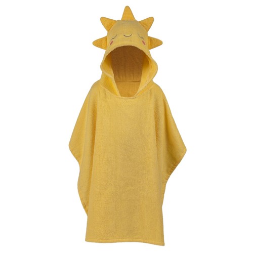 , Beach and Bath Poncho, 100% Cotton Hooded Towel for Toddlers 2-6 Years Boys...