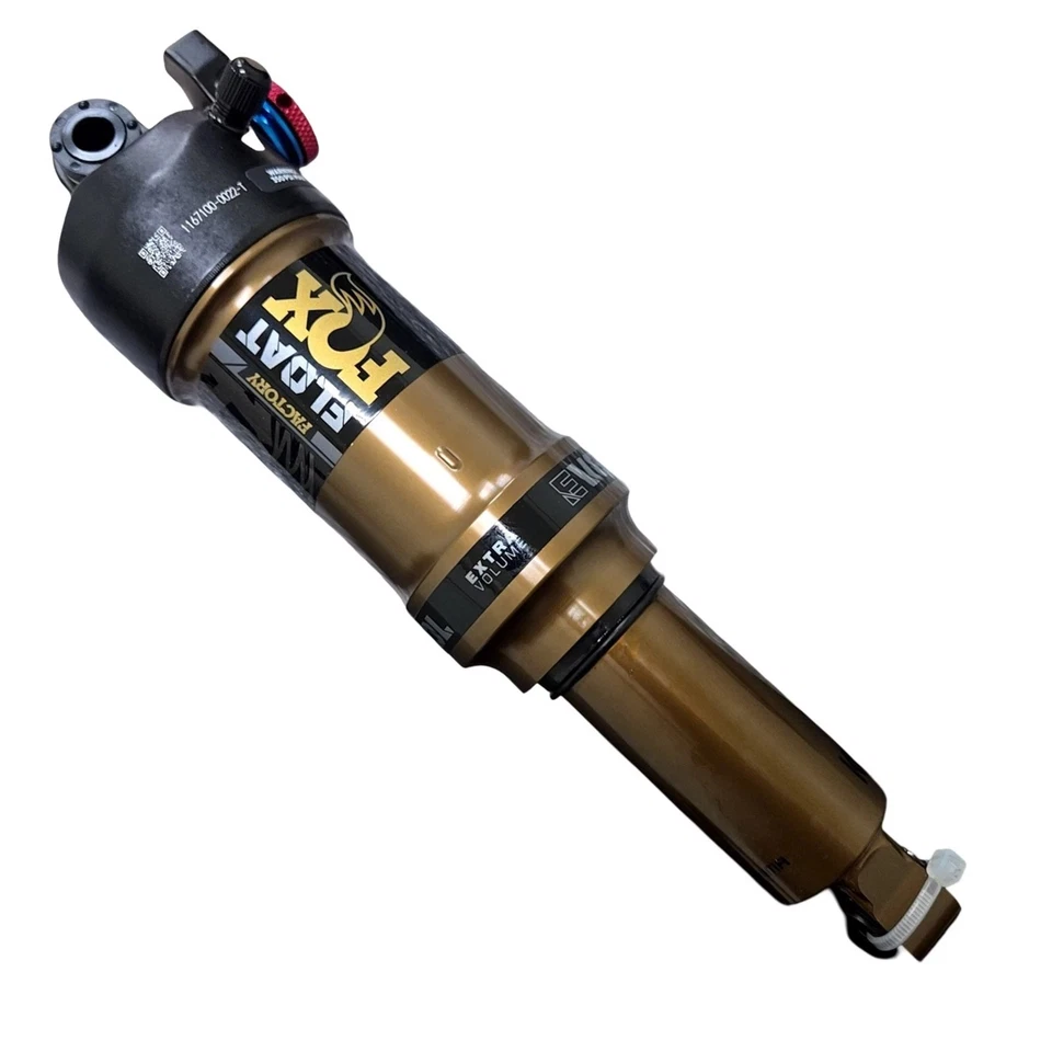 Nuevo amortiguador trasero de aire remoto FOX Factory Float EVOL 2025 - 210 mm x 55 mm kashima Foto 3 de 4