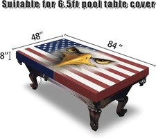 Pool Table Cover, Waterproof Dustproof Outdoor/Indoor Polyester 6.5 Ft