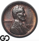 1925-D Lincoln Cent Wheat Penny, Near Gem BU++ BN, Tough This Nice!