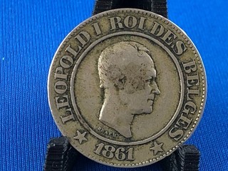 BELGIUM 20 CENTIMES 1861 (A3/406)