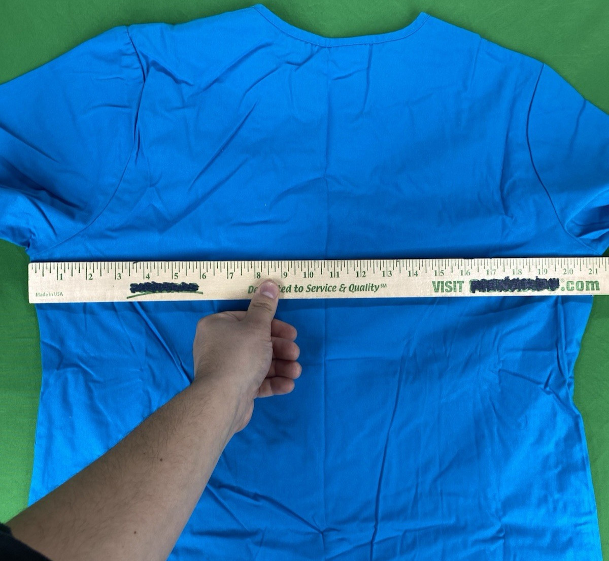 Medium Blue Simply Basic Scrub Top - image 5