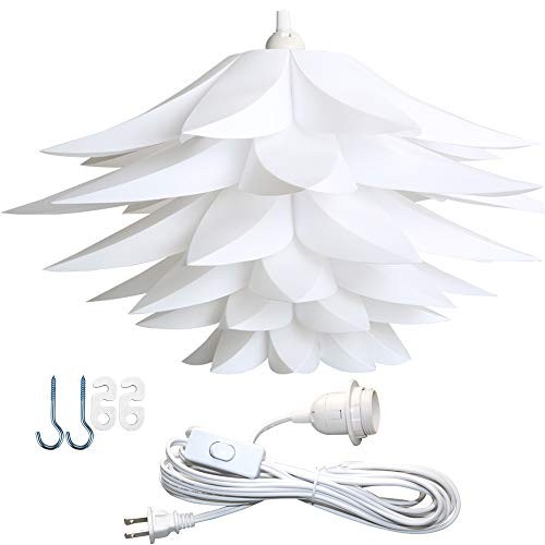Lightingsky Ceiling Pendant DIY IQ Jigsaw Puzzle Lotus Flower Lamp Shade Kit - Bild 1 von 7