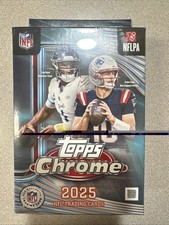 In hand!! 2025 Topps Chrome Football - Hanger Box - NFL 