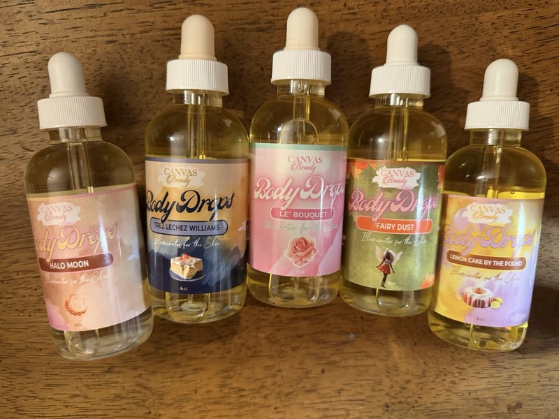 NEW Body Drops  (Trez Williams) CANVAS BEAUTY BRAND FAST SHIPPING 💝