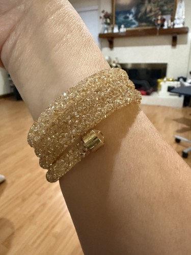 ✨ Authentic Swarovski Gold Bracelet
