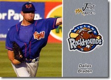 5-Count Lot 2005 Dallas Braden Silver Parallel Rookie Mint #/200
