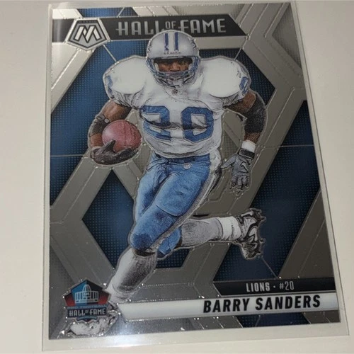 Panini 2025 Mosaic Barry Sanders Hall of Fame Insert #291 Detroit Lions