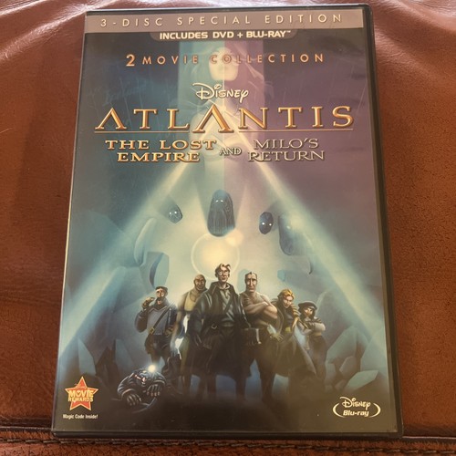 Atlantis: The Lost Empire / Atlantis: Milo's Return 3-Disc Set (DVD + Blu ray)