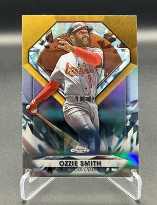 2022 Topps Chrome Update - Diamond Greats Ozzie Smith #DGC-52 - Cardinals