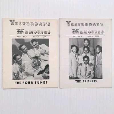 Yesterday's memories Lot 2 Ausgaben FOUR TUNES Lee Andrews & Hearts BROWN DOTS