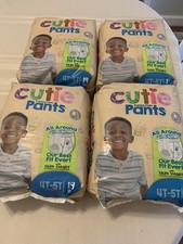 Cuties Training Pants for Boys Size: 4T-5T 38 Lbs. Plus, 152 pull-ups   8 pack