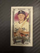 2025 Topps Allen & Ginter MINI RARE A&G BACK #200 Dalton Rushing, Dodgers RC