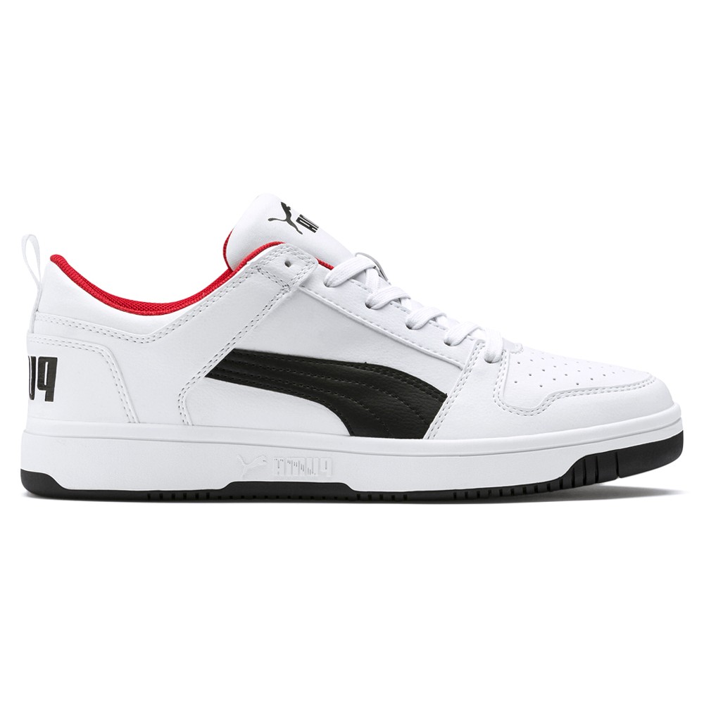 PUMA Rebound Layup Lo Mens White Casual Sneakers Lace-Up Shoes 36986601