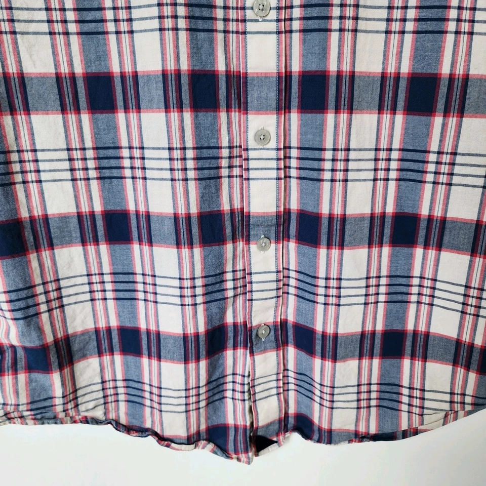 UNTUCKit Slim Fit Medium Button Up Plaid Short Sleeve Shirt - Image 3 of 4