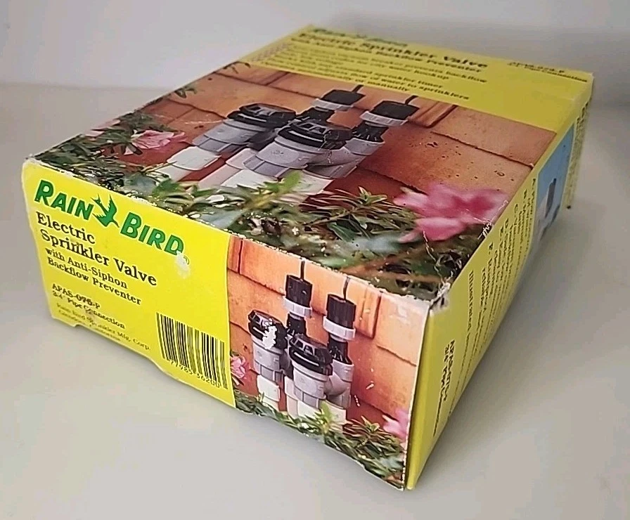 Rain Bird Automatic Anti-Siphon Sprinkler Valve APAS-075-P NIB 3/4" Pipe NEW NOS - Image 4 of 4