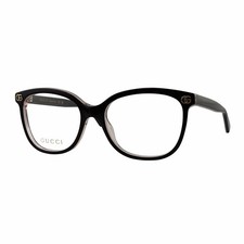 Gucci GG1816O Black On Transparent Pink Eyeglasses Frames 51mm 16mm 140mm XS 003
