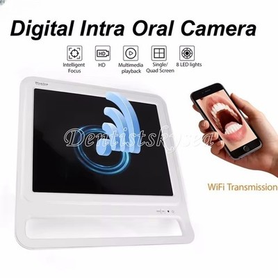 Dental WIFI Digital Intra Oral Camera With 17-inch Screen 8LED HD Imaging