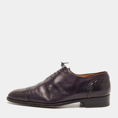 Berluti Alessandro Size 43.5 Two Tone Leather Oxfords