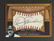 2005 Upper Deck Sweet Spot Classic Signatures Dennis Eckersley HOF Auto