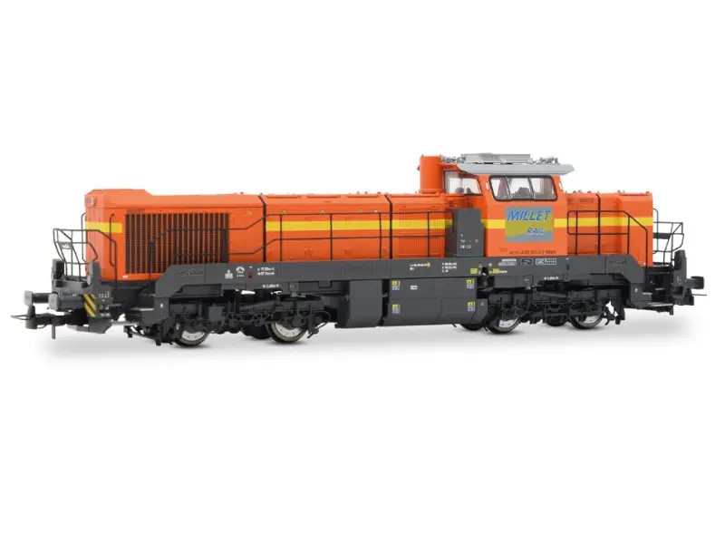 Locomotive diesel DE 18 Jouef HJ2472 Millet echelle HO 1/87 pour reseau miniature ep VI