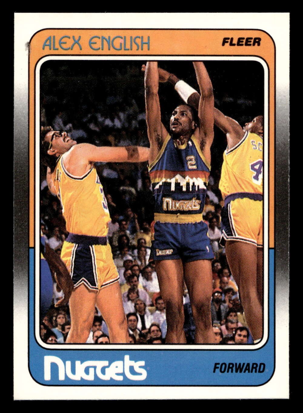 1988-89 Fleer #34 Alex English Near Mint+ Nuggets Basketball ID: 509881