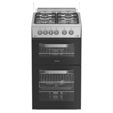 Hotpoint 50cm Gas Cooker - Stainless Steel HDG5GCX