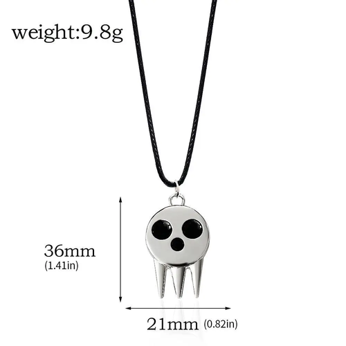Anime Seelenfresser Ring Brosche Anhänger Death the Kid Cosplay Totenkopf Schmuck Geschenk - Bild 3 von 3