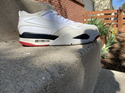 Nike Air Jordan 4 RM 'White Fire Red' US Men's 9.5 | eBay