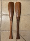 Vintage Dansk Designs Four Ducks Denmark JHQ Teak Wood Salad Tongs Servers Rare! — photo 2
