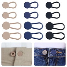 12PCS Button Extenders for Jeans, Pants Waist Button Extender for Women Men, ...