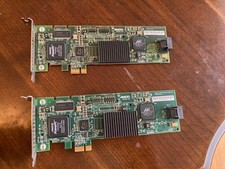 Lot of 2 - AMCC 9650SE-2LP 2-Port SATA PCIe Low Profile RAID Controller Card