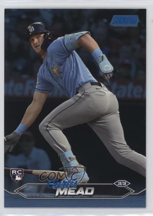 2024 Topps Stadium Club Blue Foil 22/50 Curtis Mead #271 Rookie RC c2a