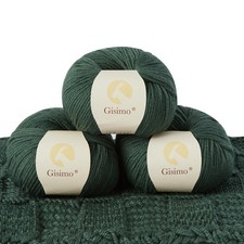 100 Merino Wool Yarn, 6-Ply Luxurious and Soft Yarn for Hand Knitting  Croc...