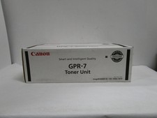 1 BOX OF 2 GENUINE CANON GPR-7 TONER BLACK 6748A003 AB NEW SEALED SHIPS FREE 