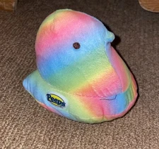 Peeps Small Plush Rainbow Chick New Without Tags Limited Edition 5 Inch