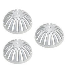 Heavy Duty Aluminum Dome Floor Drain Cover and Drain Strainer, Removable Outd...