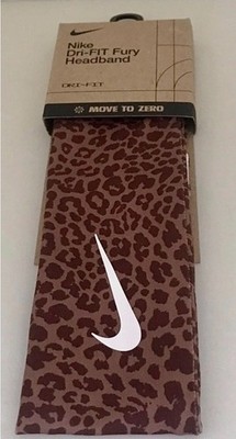 NIKE Dri-FIT Fury Headband One Size Brown