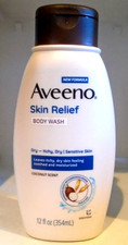 Aveeno Skin Relief Body Wash, Soothes Itchy, Dry Skin 12 Oz